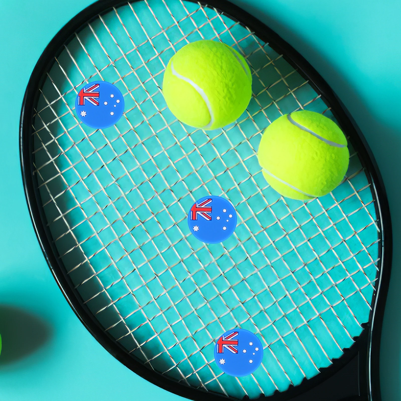 6pcs Tennis Racket Shock Absorber Silicone Vibration Dampener National Flag Design Premium Stretchy Tennis Accessories
6pcs Tennis Racket Shock Absorber Silicone Vibration Dampener National Flag Design Premium Stretchy Tennis Accessories