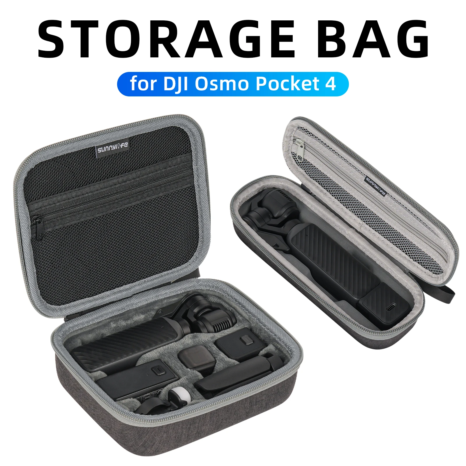 Storage Bag for DJI Osmo Pocket 4 Hard Portable Carrying Case Anti-Scratch Protective Case for DJI Pocket4 Protector Accessories
Storage Bag for DJI Osmo Pocket 4 Hard Portable Carrying Case Anti-Scratch Protective Case for DJI Pocket4 Protector Accessories