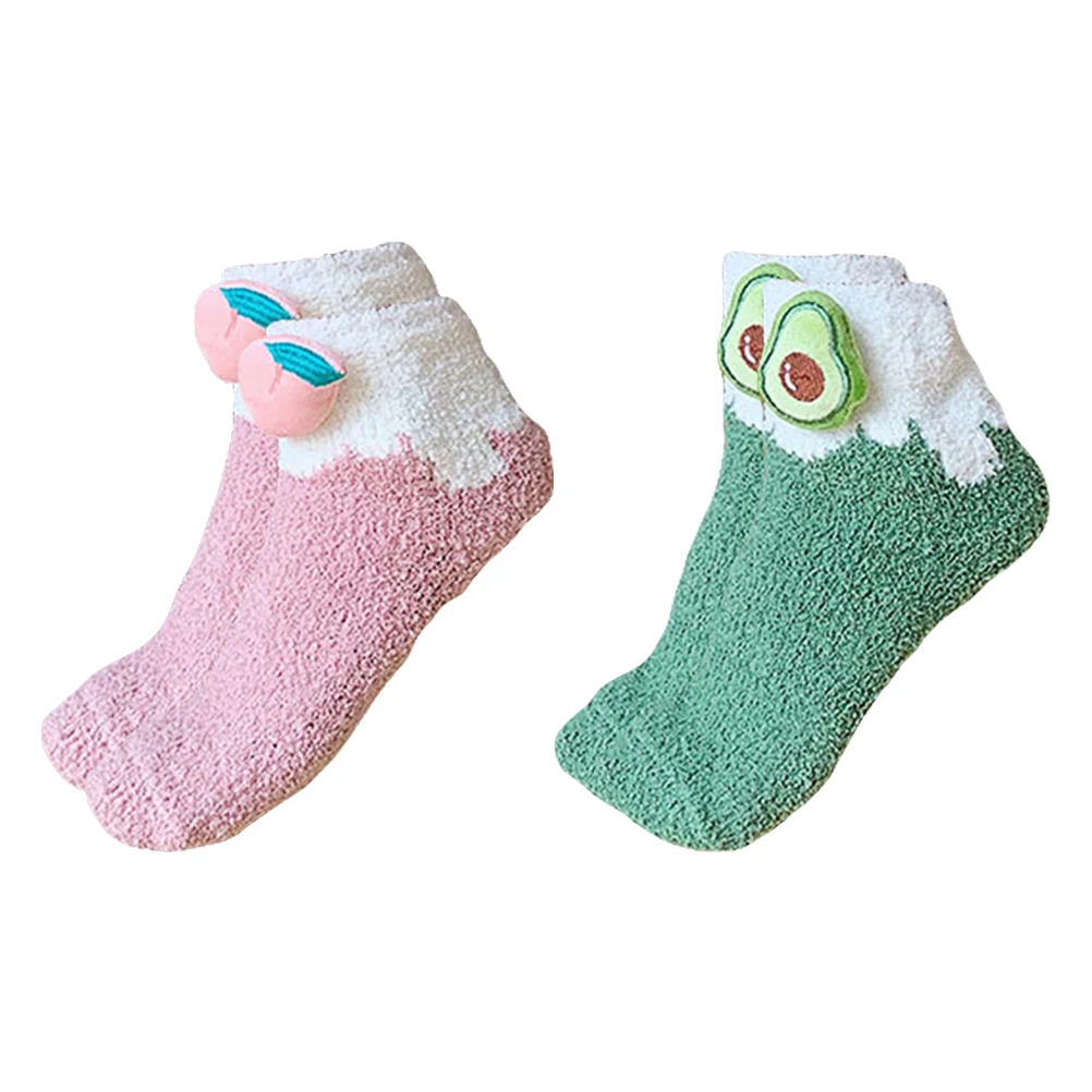 2pcs Thickened Warm Socks Kids Girls Coral Fleece Stockings 2 Pairs Xmas Comfortable Mid-tube Sleeping Soft Breathable Elastic
2pcs Thickened Warm Socks Kids Girls Coral Fleece Stockings 2 Pairs Xmas Comfortable Mid-tube Sleeping Soft Breathable Elastic