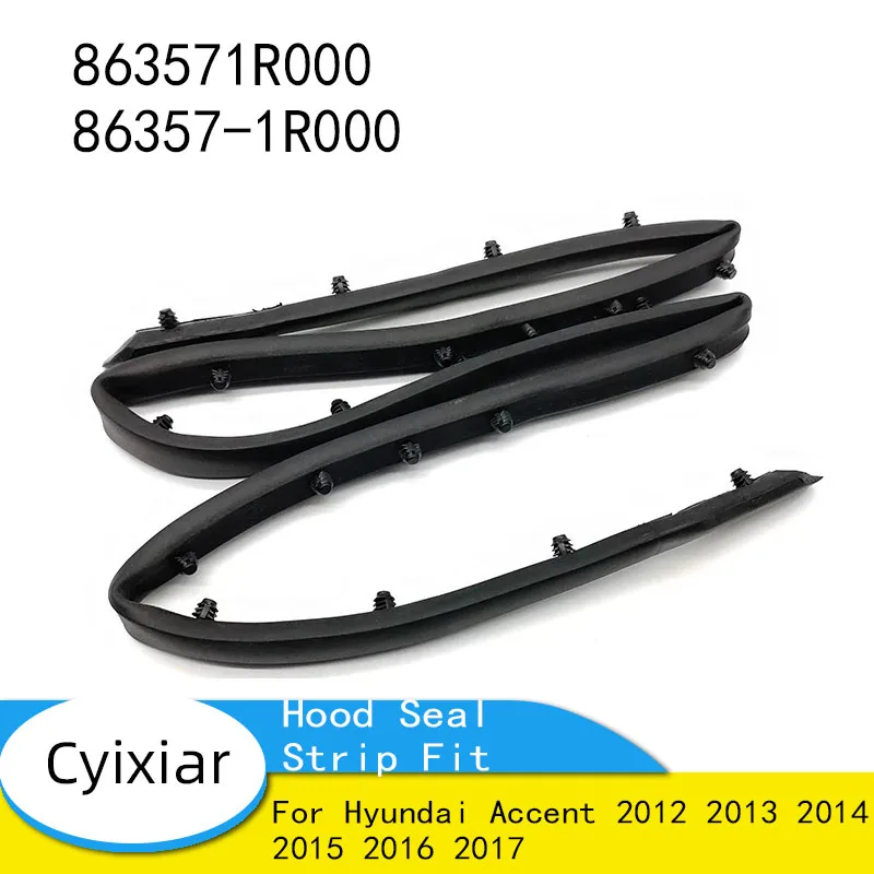 863571R000 86357-1R000 Черная резиновая уплотнительная лента капота переднего бампера, подходит для Hyundai Accent 2012 2013 2014 2015 2016 2017
863571R000 86357-1R000 Черная резиновая уплотнительная лента капота переднего бампера, подходит для Hyundai Accent 2012 2013 2014 2015 2016 2017