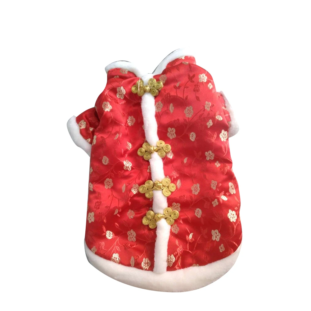 Gold Wire Buckle Dog Clothes Autumn Winter Suits New Year Coat Chinese Knot Buttons for Costume
Gold Wire Buckle Dog Clothes Autumn Winter Suits New Year Coat Chinese Knot Buttons for Costume