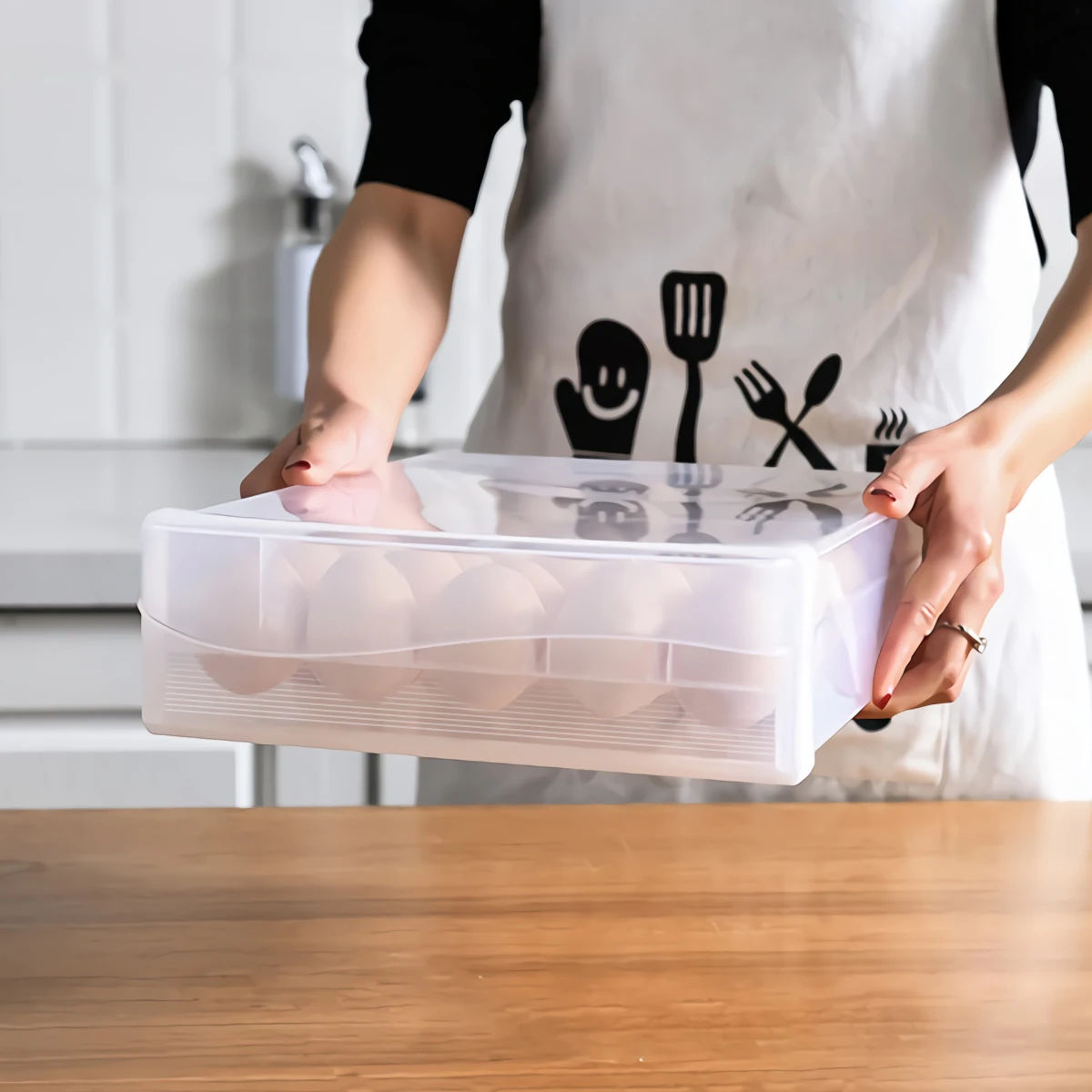 Egg Carton Eggs Plastic Container Storage Box Dumplings Durable Holder Organizer Basket
Egg Carton Eggs Plastic Container Storage Box Dumplings Durable Holder Organizer Basket