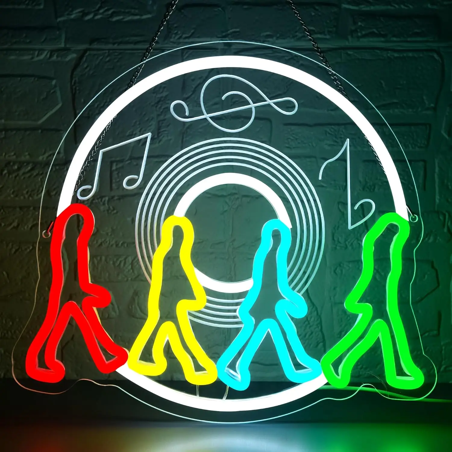Neon Abbey Road Walking Group Sign Soft high-saturation colorful light, relaxing and stress-relieving, soothes mind and body
Neon Abbey Road Walking Group Sign Soft high-saturation colorful light, relaxing and stress-relieving, soothes mind and body