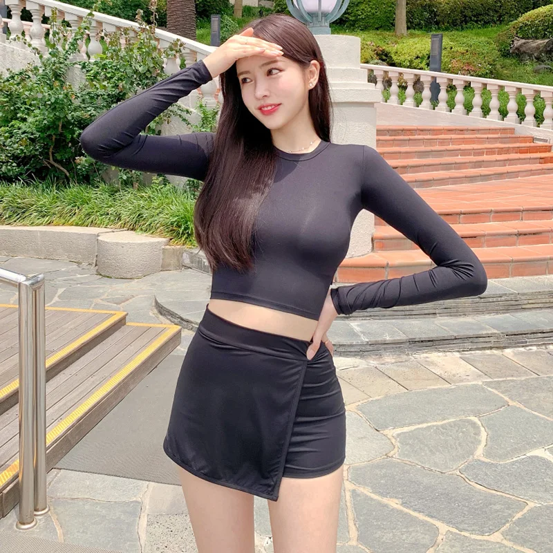 Wisuwore Two Pieces Swimsuit Female Covering Belly Thin Student Korean Sexy Sports Split Hot Spring Swimwear Bathing Suit Women
Wisuwore Two Pieces Swimsuit Female Covering Belly Thin Student Korean Sexy Sports Split Hot Spring Swimwear Bathing Suit Women
