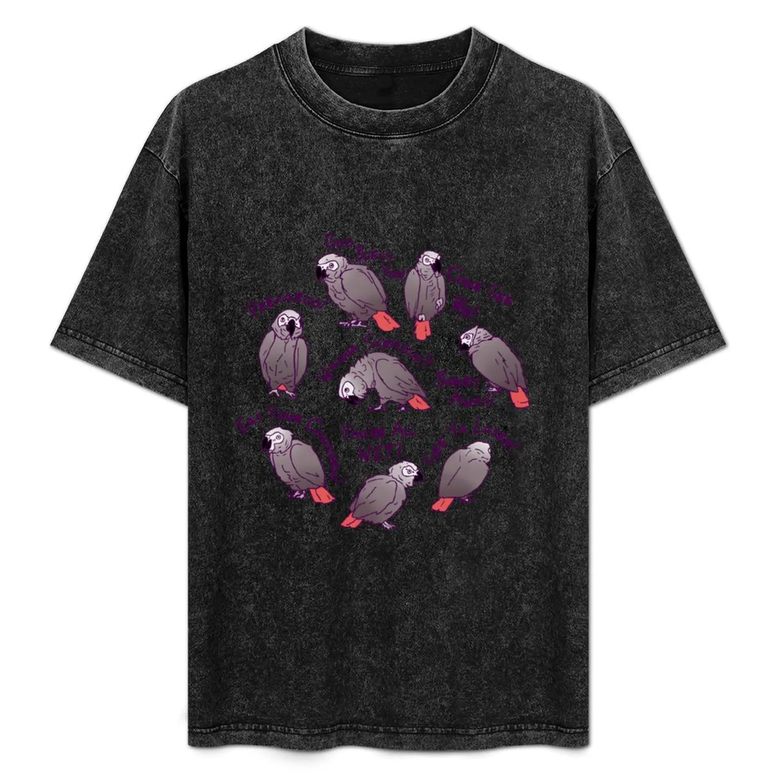 African Grey Parrot Conversation T-Shirt Long Lasting Casual T-Shirt
African Grey Parrot Conversation T-Shirt Long Lasting Casual T-Shirt