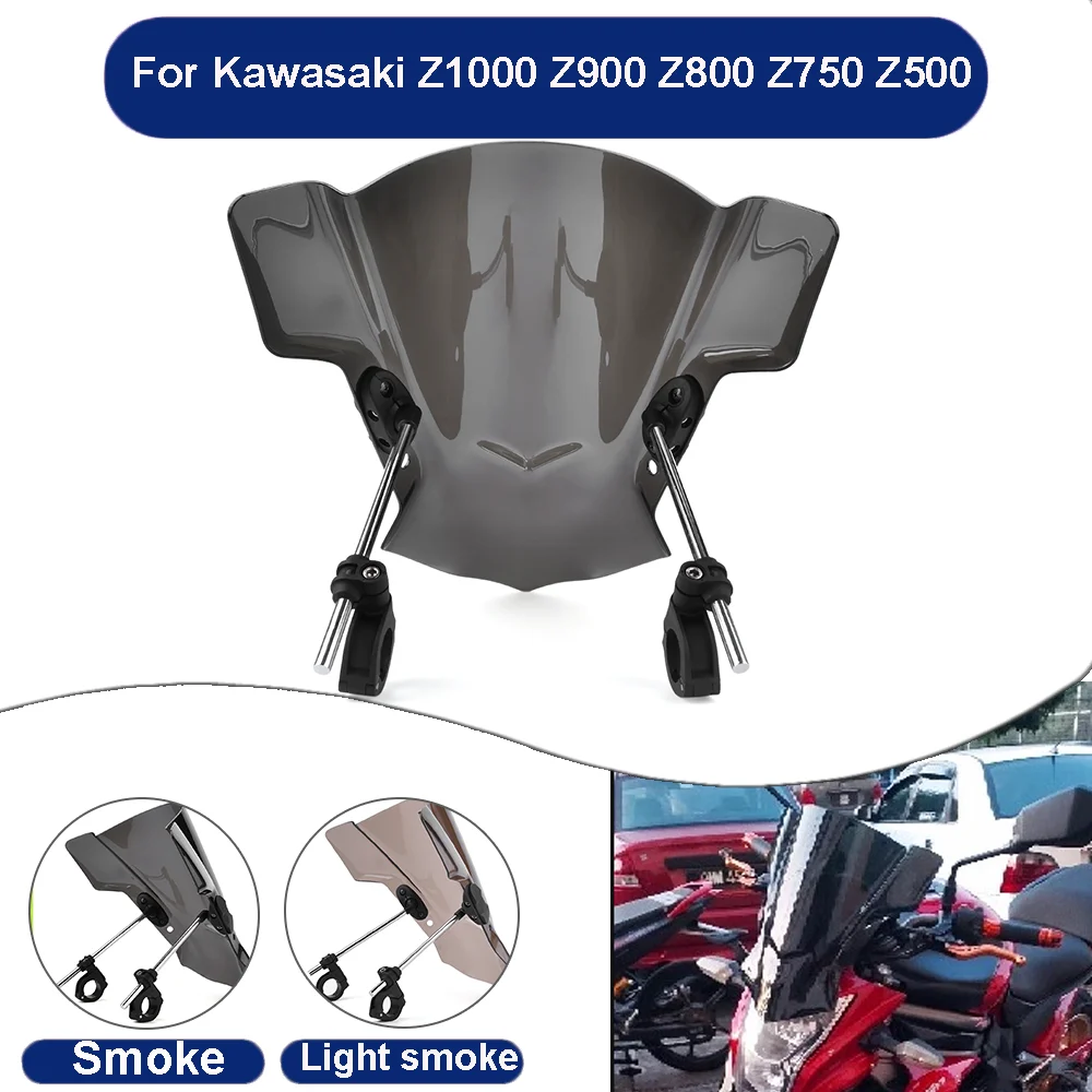 Windscreen Windshield Wind Deflector For Kawasaki Z1000 Z900 Z800 Z750 Z500 Z750R ER-6N ER650 ZR1100 Ninja Versys 1000 650 300
Windscreen Windshield Wind Deflector For Kawasaki Z1000 Z900 Z800 Z750 Z500 Z750R ER-6N ER650 ZR1100 Ninja Versys 1000 650 300
