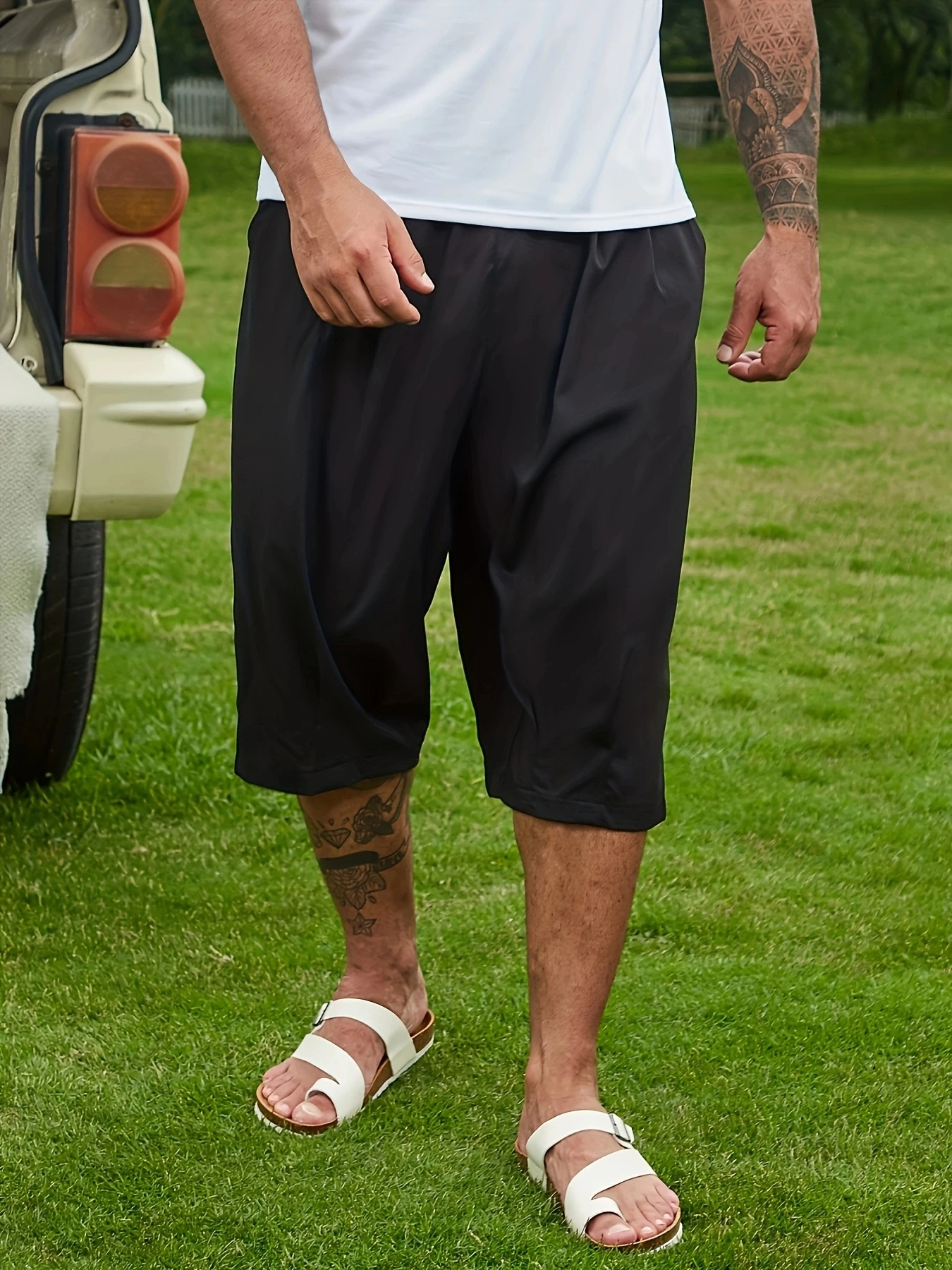 Мужские повседневные брюки-чинос больших размеров, длиной 7/8, для лета, дышащие, свободного кроя, удобные
Мужские повседневные брюки-чинос больших размеров, длиной 7/8, для лета, дышащие, свободного кроя, удобные