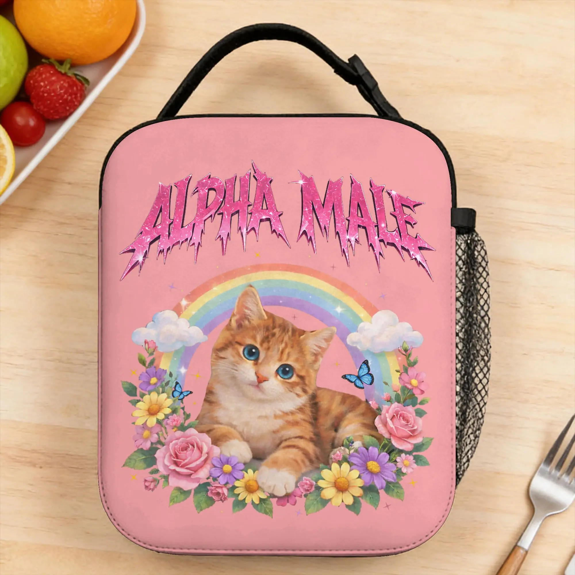 Alpha Male Funny Kitten Rainbow Floral Lunch Bag Funny Lunch Box For Women School Portable Insulated Cooler Bag Tote Food Bags
Alpha Male Funny Kitten Rainbow Floral Lunch Bag Funny Lunch Box For Women School Portable Insulated Cooler Bag Tote Food Bags