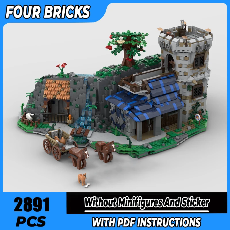 Castle scene Moc Building Blocks Rockwell Castel Outpost Technology Modular Bricks Model Gifts Christmas Toys DIY Sets Assembly
Castle scene Moc Building Blocks Rockwell Castel Outpost Technology Modular Bricks Model Gifts Christmas Toys DIY Sets Assembly