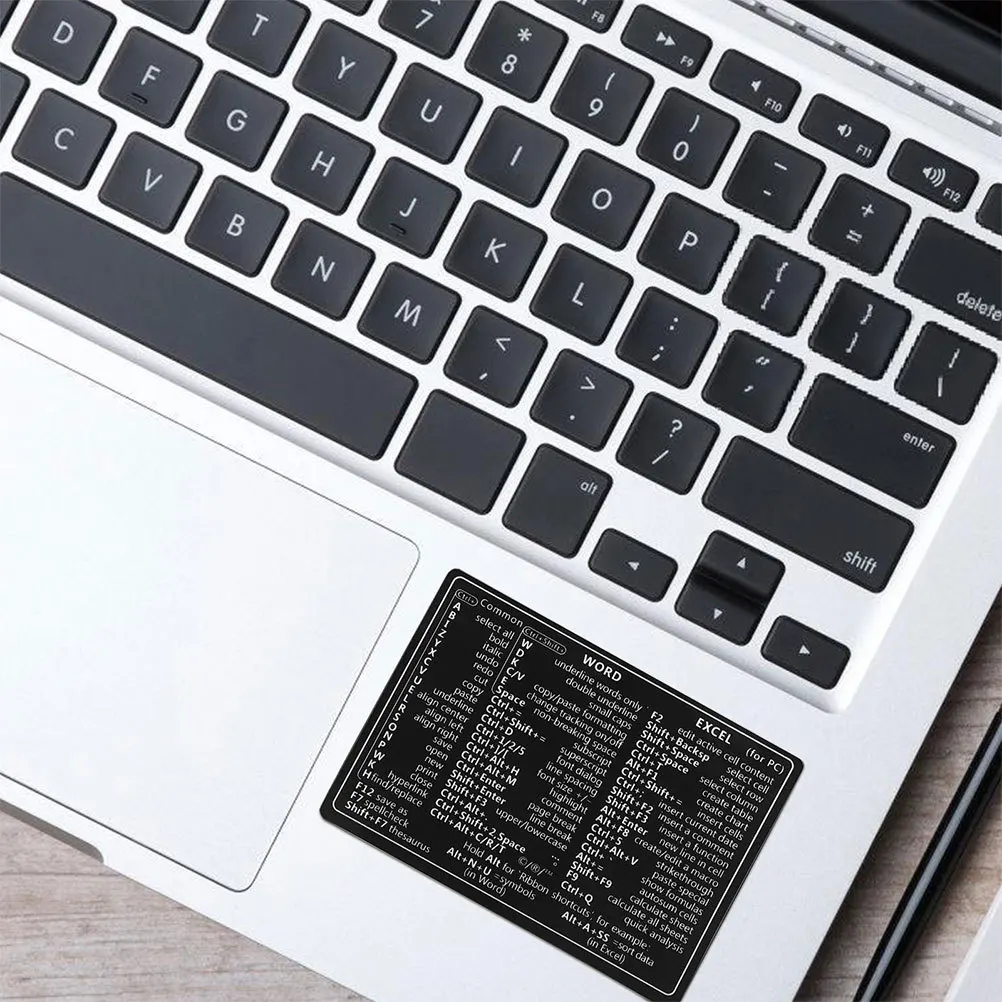 TEHAUX 10pcs Sticker Set for Laptop Keyboard Custom Removable Decals