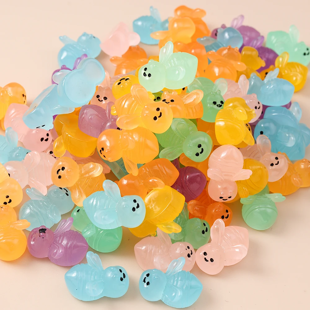 Leslie 15Pcs Cute Luminous Mini Bee Resin Charms For Phone Case Nail Art Kids Toys Garden Miniature Decoration Accessories
Leslie 15Pcs Cute Luminous Mini Bee Resin Charms For Phone Case Nail Art Kids Toys Garden Miniature Decoration Accessories