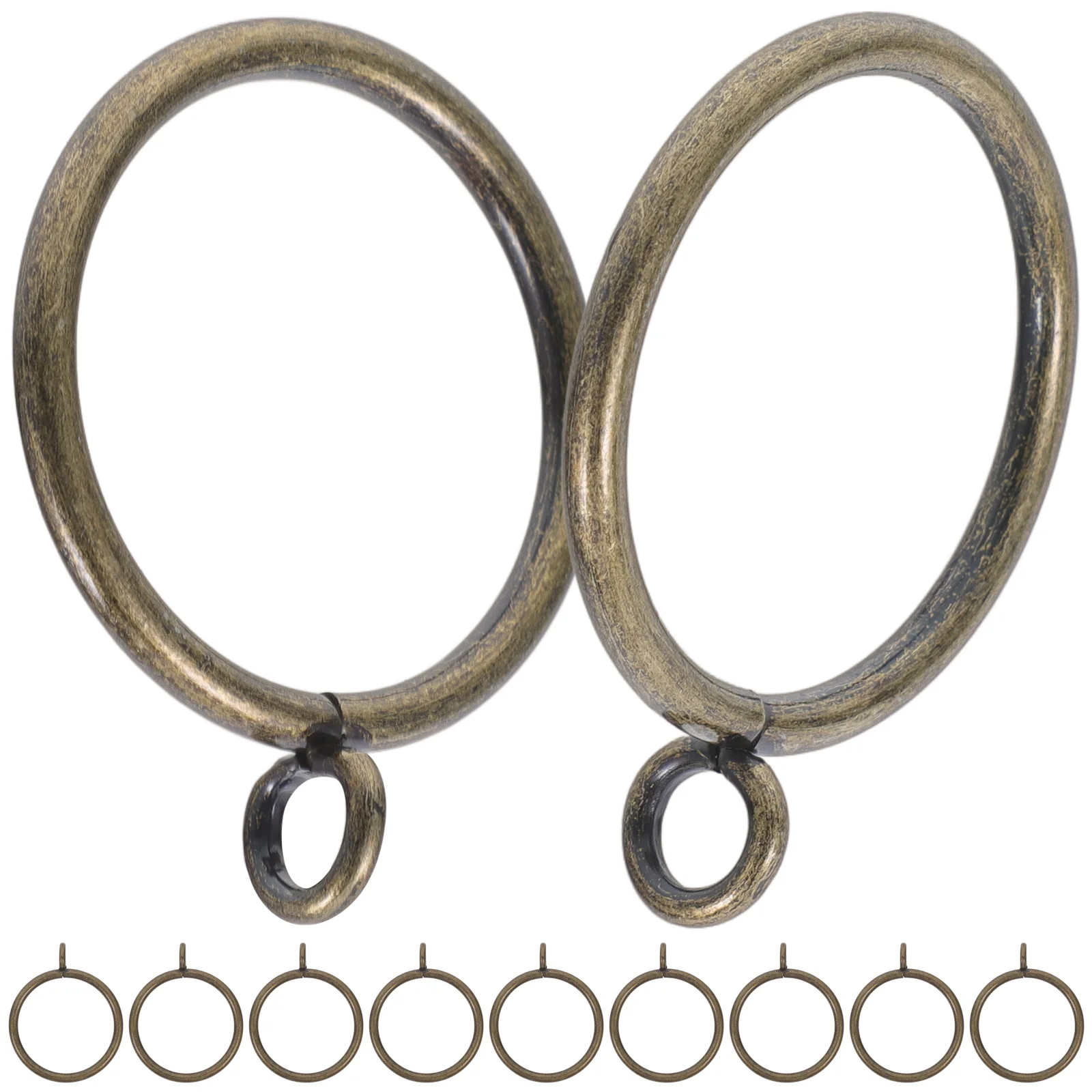 20 Pcs Curtain Rings with Eyelets Rods for Windows Round Shower Iron Hanging Decorative
20 Pcs Curtain Rings with Eyelets Rods for Windows Round Shower Iron Hanging Decorative