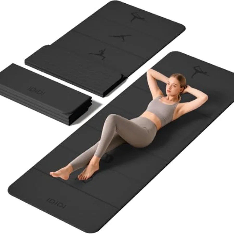 Extra Thick 10mm Foldable Yoga Mat, SGS Certified POE Non-Slip Mat, Multi-Purpose Exercise and Fitness Mats for Studio or Home
Extra Thick 10mm Foldable Yoga Mat, SGS Certified POE Non-Slip Mat, Multi-Purpose Exercise and Fitness Mats for Studio or Home