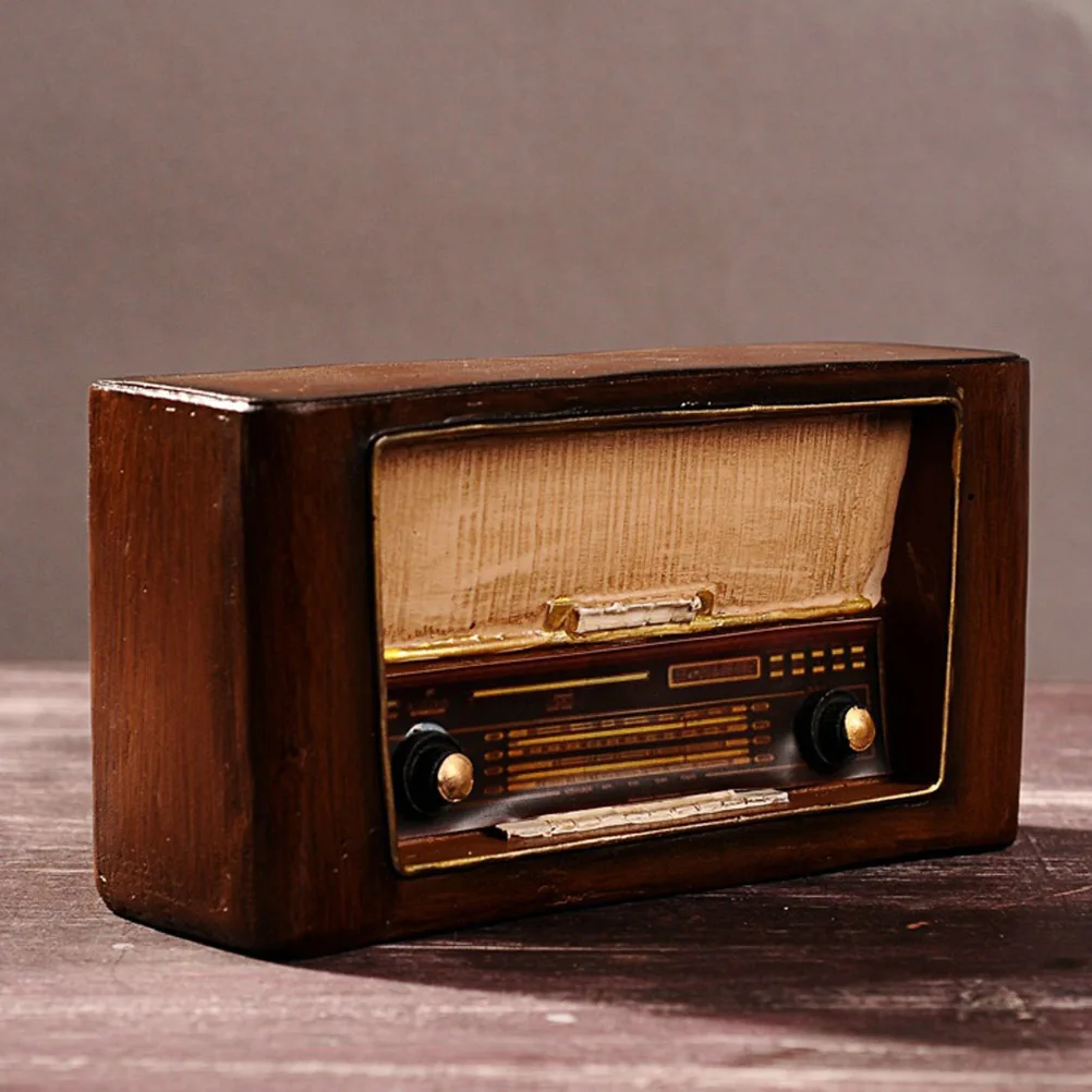 Vintage Old Style Radio Resin Desktop Ornament Retro Creative Craft for Home Office Decoration Table Bookshelf Nightstand
Vintage Old Style Radio Resin Desktop Ornament Retro Creative Craft for Home Office Decoration Table Bookshelf Nightstand