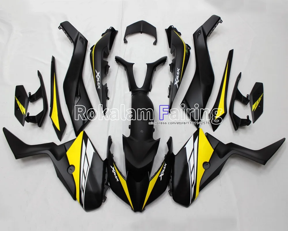 Aftermarket Bodywork For Yamaha XMAX300 2017 2018 2019 2020 2021 Yellow Matte Black Motorbike Fairing Kit (Injection molding)
Aftermarket Bodywork For Yamaha XMAX300 2017 2018 2019 2020 2021 Yellow Matte Black Motorbike Fairing Kit (Injection molding)