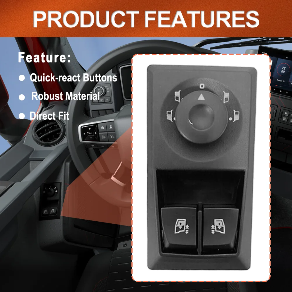 Car Electric Power Master Window Switch Button 7421972423 7423391509 44T404901 For Renault Trucks
Car Electric Power Master Window Switch Button 7421972423 7423391509 44T404901 For Renault Trucks