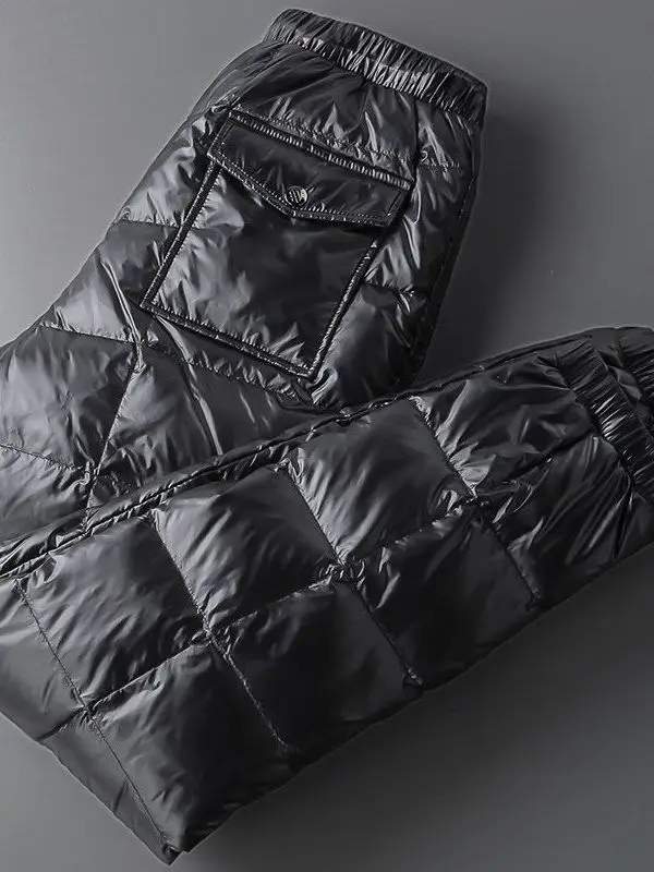 Glossy Thiened Cotton Pants Men's Outdoor Wear Winter Trousers Windproof Coldproof Straight Leg Long Pants Pure Color
Glossy Thiened Cotton Pants Men's Outdoor Wear Winter Trousers Windproof Coldproof Straight Leg Long Pants Pure Color