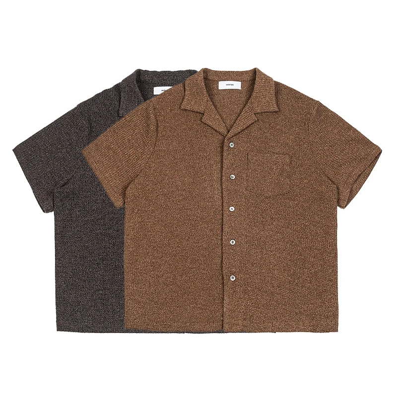 Men Old Money Style Retro Fashion Cuban Collar Cleanfit Short Sleeve Loose Casual Shirt Summer Streetwear Shirts Blouses
Men Old Money Style Retro Fashion Cuban Collar Cleanfit Short Sleeve Loose Casual Shirt Summer Streetwear Shirts Blouses