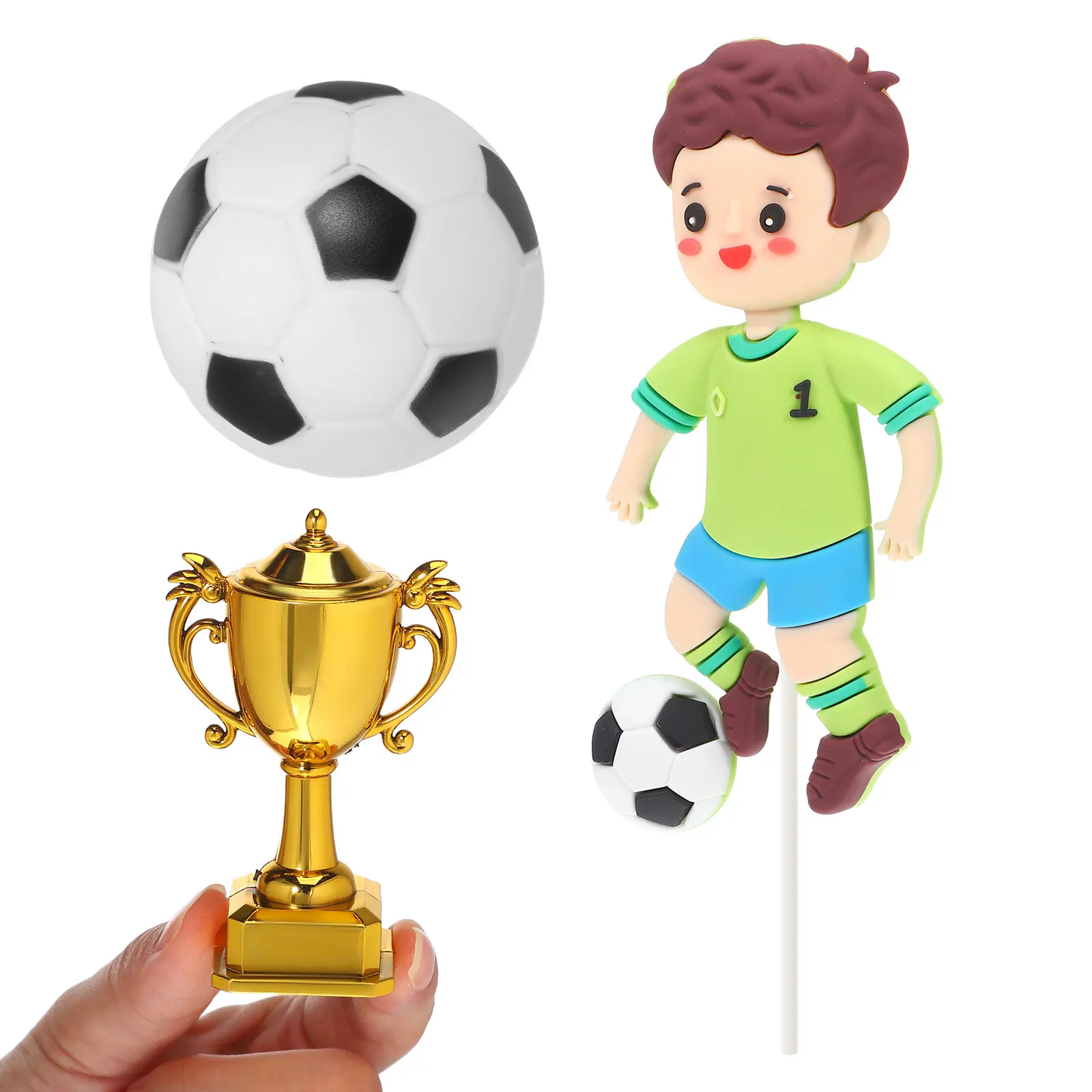 1 Set Football Cake Decorations Soccer Birthday Party Supplies Kids Celebration Mini Gold Trophy Cup Sport Theme Desktop Cake
1 Set Football Cake Decorations Soccer Birthday Party Supplies Kids Celebration Mini Gold Trophy Cup Sport Theme Desktop Cake