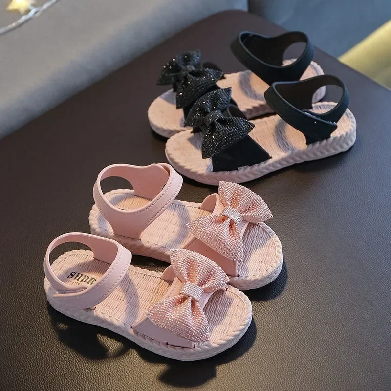 Girls Sandals 2024 Summer Princess Children Sandals Bow Tie Girl Shoes Fashion Casual Non Slip Kids Beach Shoes
Girls Sandals 2024 Summer Princess Children Sandals Bow Tie Girl Shoes Fashion Casual Non Slip Kids Beach Shoes