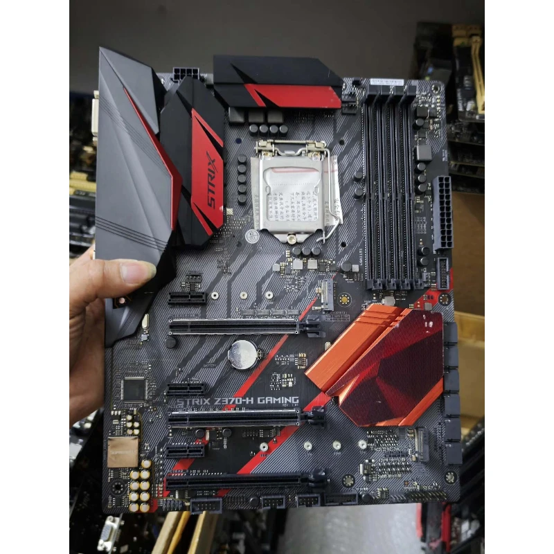 Used ATX Gaming Motherboard for ROG STRIX Z370-H GAMING LGA1151 Z370 Dual M.2 DDR4 Support 8/9 Gen Intel Tested Good
Used ATX Gaming Motherboard for ROG STRIX Z370-H GAMING LGA1151 Z370 Dual M.2 DDR4 Support 8/9 Gen Intel Tested Good