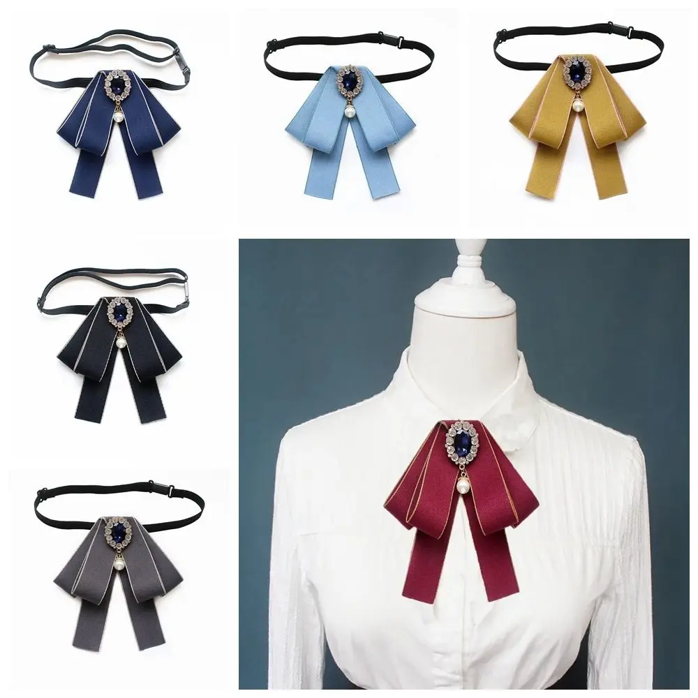 Fashion Polyester Collar Flower Adjustable British Style Ribbon Bow College Ribbon Bowtie Shirt Dress
Fashion Polyester Collar Flower Adjustable British Style Ribbon Bow College Ribbon Bowtie Shirt Dress
