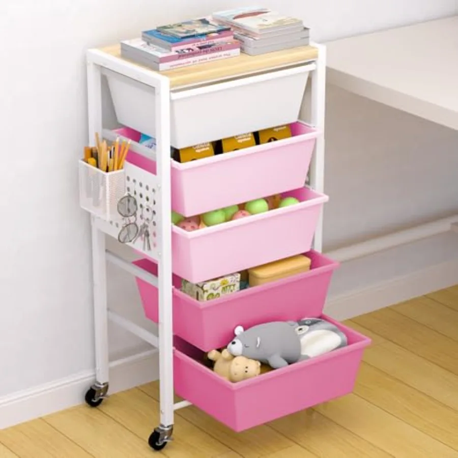 Rolling Cart with Drawers, Rolling Storage Cart with Large Plastic Drawers and Wooden Tabletop, Utility Cart with Pegboards and
Rolling Cart with Drawers, Rolling Storage Cart with Large Plastic Drawers and Wooden Tabletop, Utility Cart with Pegboards and