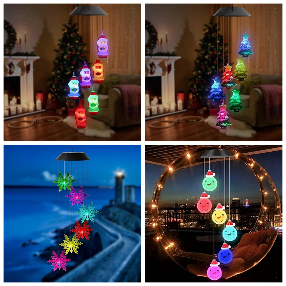 Christmas Solar Wind Chime Light Color Changing Hanging Solar Garden Light Wind Mobile Chime Outdoor Waterproof For Home Party
Christmas Solar Wind Chime Light Color Changing Hanging Solar Garden Light Wind Mobile Chime Outdoor Waterproof For Home Party