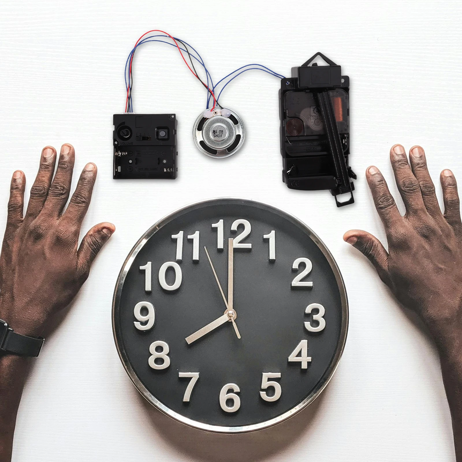 Music Clock Mechanism with Pendulum Kit Replacement Plastic and Repair Making 
Music Clock Mechanism with Pendulum Kit Replacement Plastic and Repair Making