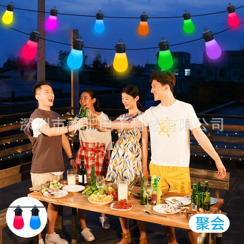 New Symphony Ball Bulb Light String APP Control Outdoor Camping Hanging Lights Tent Decoration Indoor Atmosphere Light String
New Symphony Ball Bulb Light String APP Control Outdoor Camping Hanging Lights Tent Decoration Indoor Atmosphere Light String