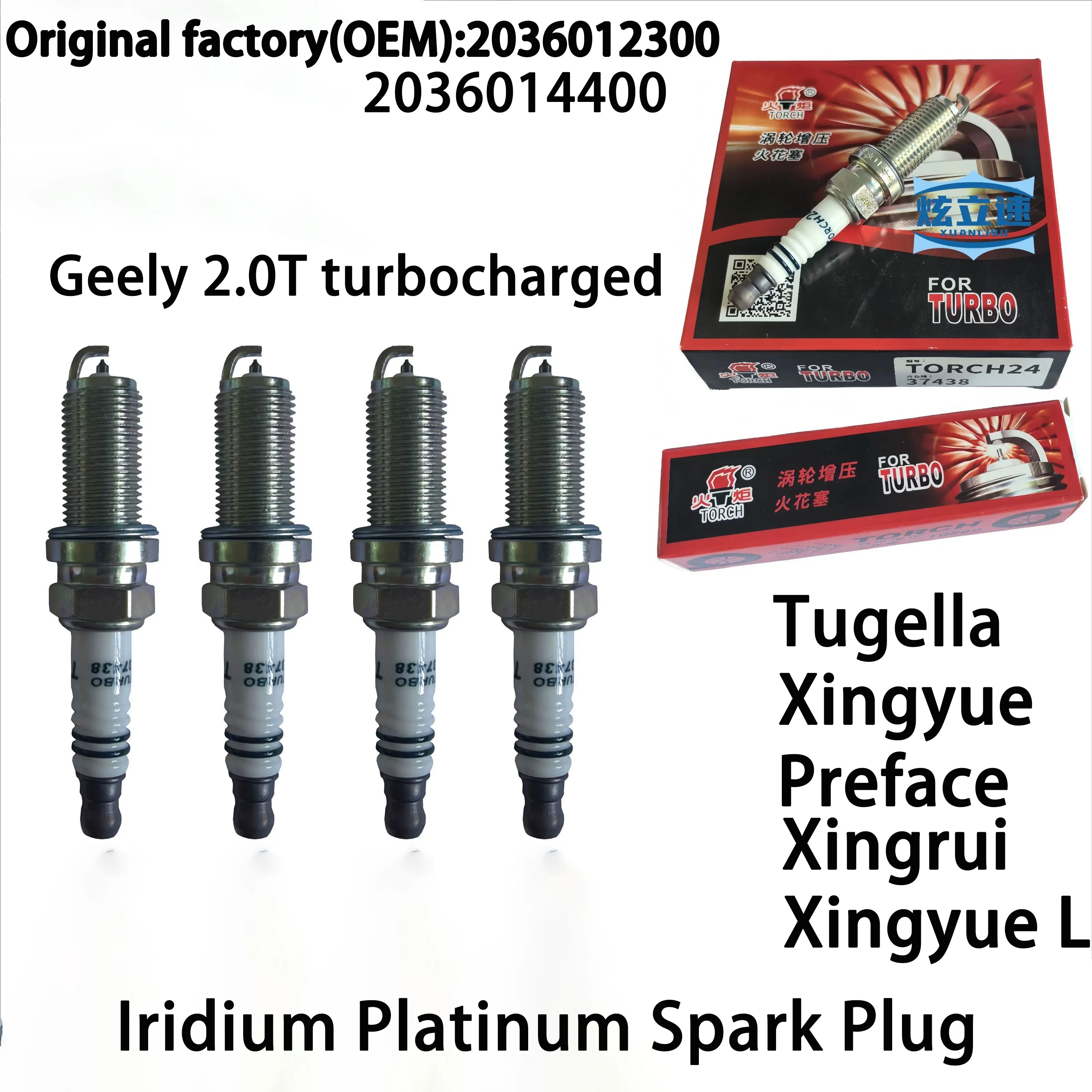 Свеча зажигания для двигателя 2.0T Geely Xingyue L, Xingrui, Preface, Xingyue, Tugella, Lynk & Co 0102030509, Boyue L
Свеча зажигания для двигателя 2.0T Geely Xingyue L, Xingrui, Preface, Xingyue, Tugella, Lynk & Co 0102030509, Boyue L
