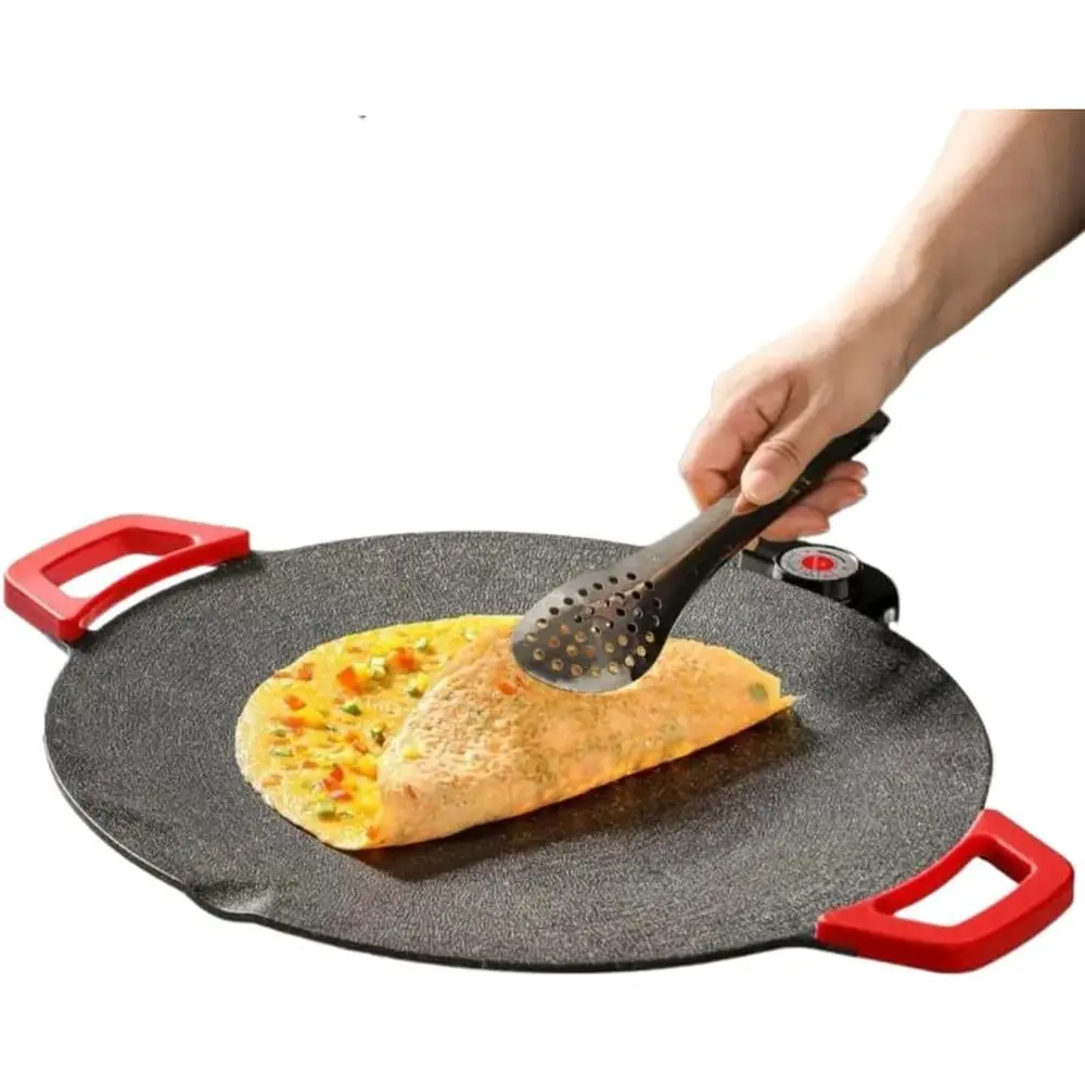 Electric rying Pan,BBQ Grill Bg Trays,SmokelNonstick ood Warmer with Handles,RaHeat Up or ried Rice Steak
Electric rying Pan,BBQ Grill Bg Trays,SmokelNonstick ood Warmer with Handles,RaHeat Up or ried Rice Steak