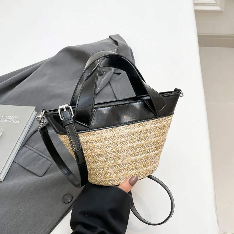 Designer Woven Bag For Women 2025 New Fashion Beach Bag Straw Handbag Large Basket Shopper Tote Rattan Handmade Bag Small
Designer Woven Bag For Women 2025 New Fashion Beach Bag Straw Handbag Large Basket Shopper Tote Rattan Handmade Bag Small