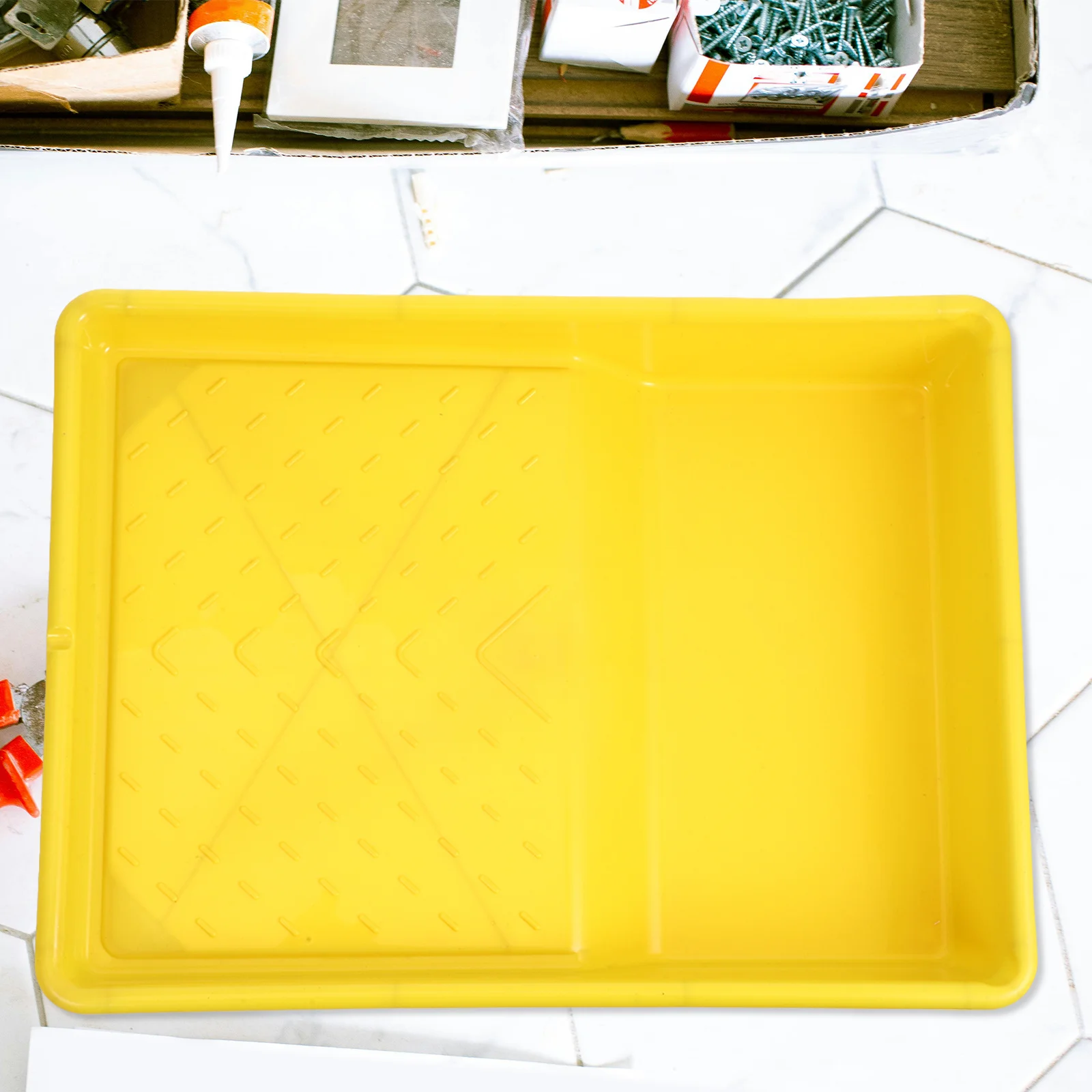 Paint Tray Plastic Large Capacity Universal Paint Roller Tray For Diy Home Improvement Projects Easy Clean Painting
Paint Tray Plastic Large Capacity Universal Paint Roller Tray For Diy Home Improvement Projects Easy Clean Painting