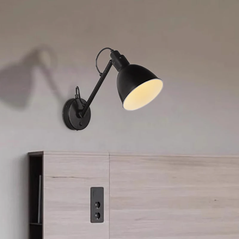 Modern Bedroom Wall Light Nordic Rotatable Sconce LED Wall Lamp Home Decor Indoor Light Fixture For Living Room/Study Room
Modern Bedroom Wall Light Nordic Rotatable Sconce LED Wall Lamp Home Decor Indoor Light Fixture For Living Room/Study Room