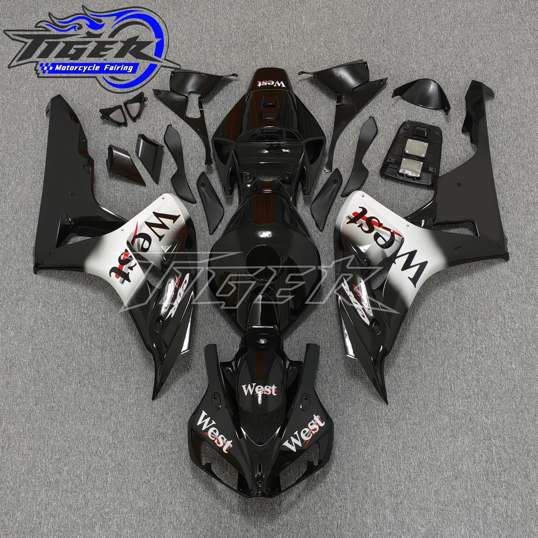 Injection mold fairing kit for Honda CBR1000RR 2006 2007 black fairings set CBR 1000RR 06 07
Injection mold fairing kit for Honda CBR1000RR 2006 2007 black fairings set CBR 1000RR 06 07