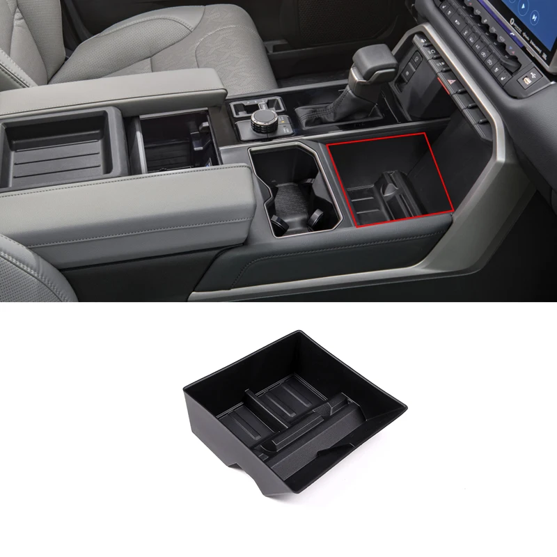 Central storage compartment for 22 Toyota Tundra Anti-slip rubber armrest storage box car interior finishing accessories
Central storage compartment for 22 Toyota Tundra Anti-slip rubber armrest storage box car interior finishing accessories