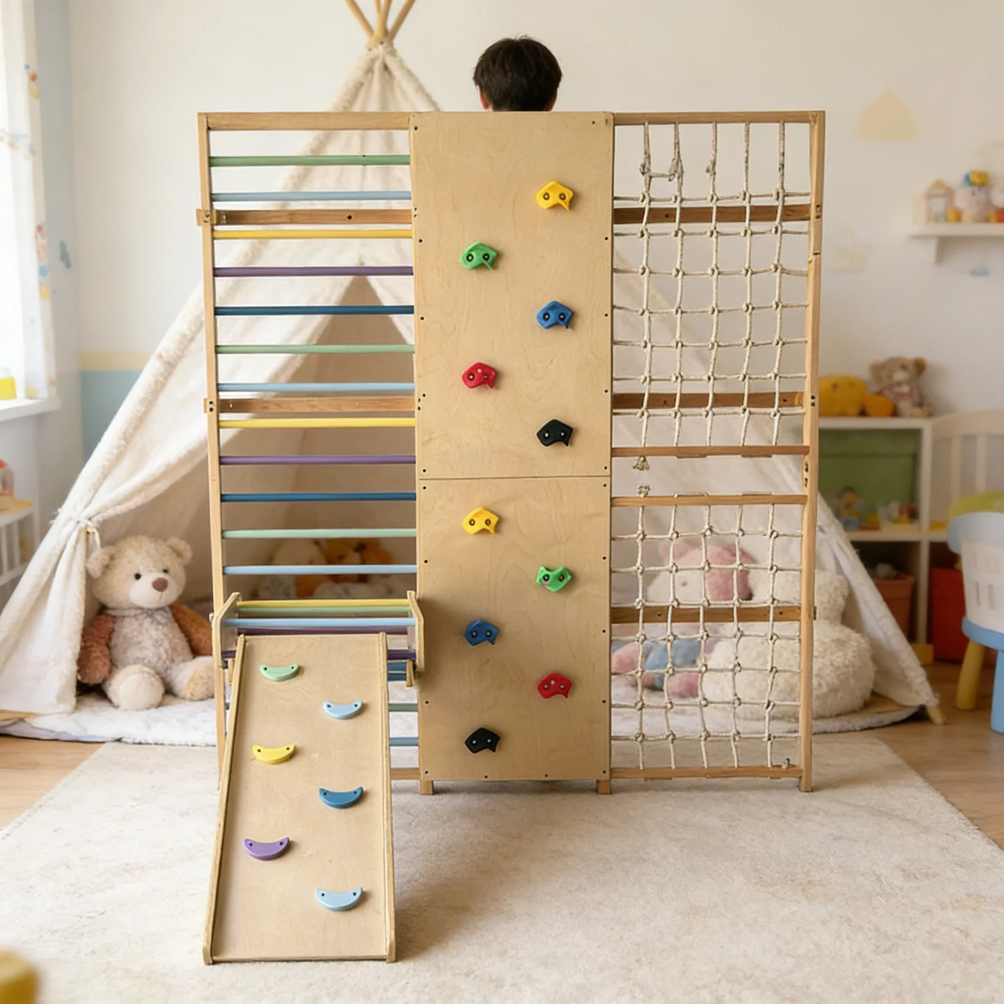 2026 Professional Grade Climbing Frame Outdoor Climbing Frame Children Solid Wood for Kids Outdoor Playground Physical Trainprom
2026 Professional Grade Climbing Frame Outdoor Climbing Frame Children Solid Wood for Kids Outdoor Playground Physical Trainprom