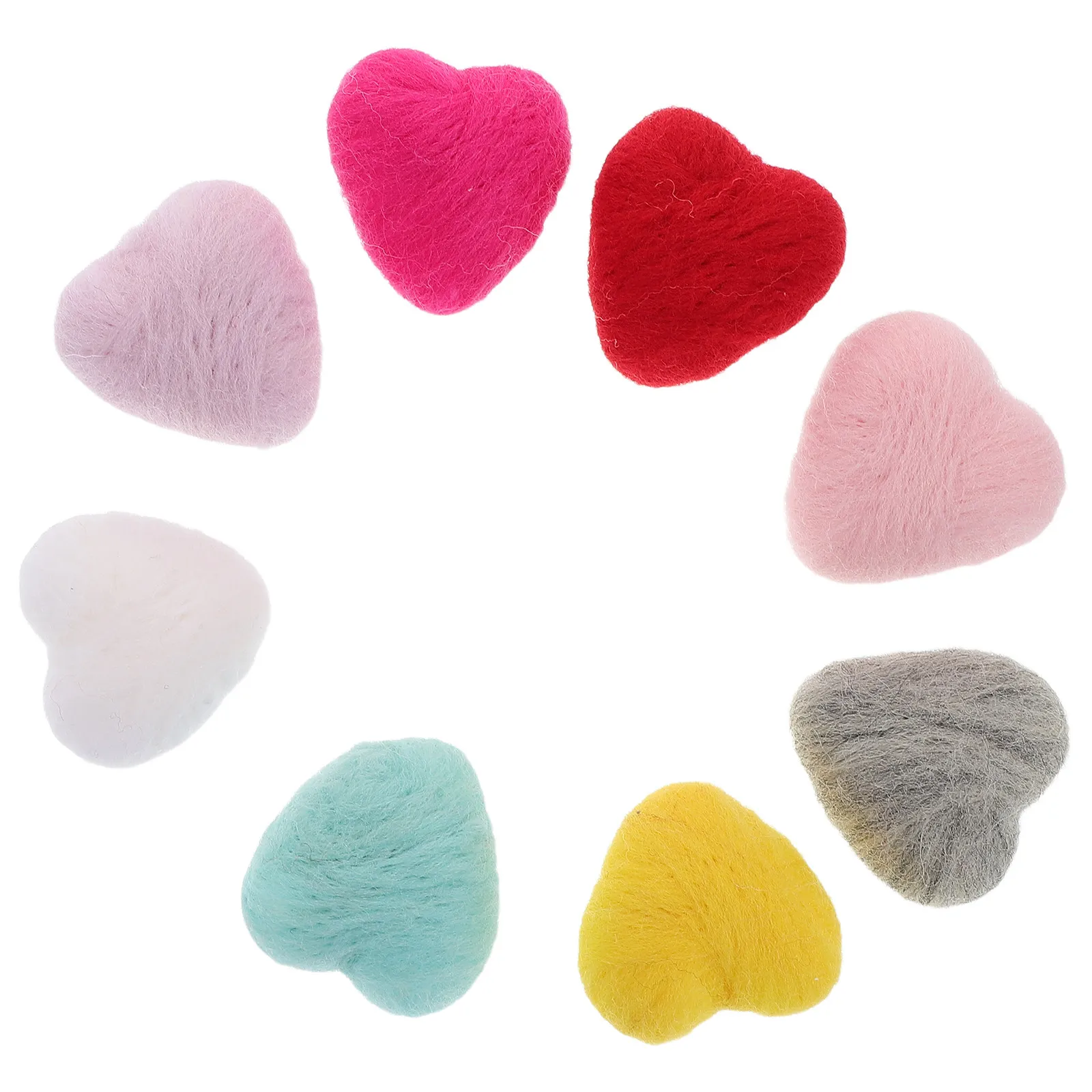 8Pcs Wool Felt Hearts Handmade Soft Baby Photography Props Ideal for Newborn Sessions Nursery Decor Felt Craft Supplies
8Pcs Wool Felt Hearts Handmade Soft Baby Photography Props Ideal for Newborn Sessions Nursery Decor Felt Craft Supplies