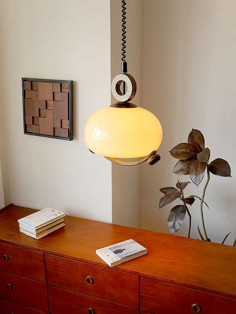 Living Room Table Hanging Lamp Adjustable Vintage Glass Pendant Light Retro Restaurant Wood Chandelier for Mood Light Lustre
Living Room Table Hanging Lamp Adjustable Vintage Glass Pendant Light Retro Restaurant Wood Chandelier for Mood Light Lustre