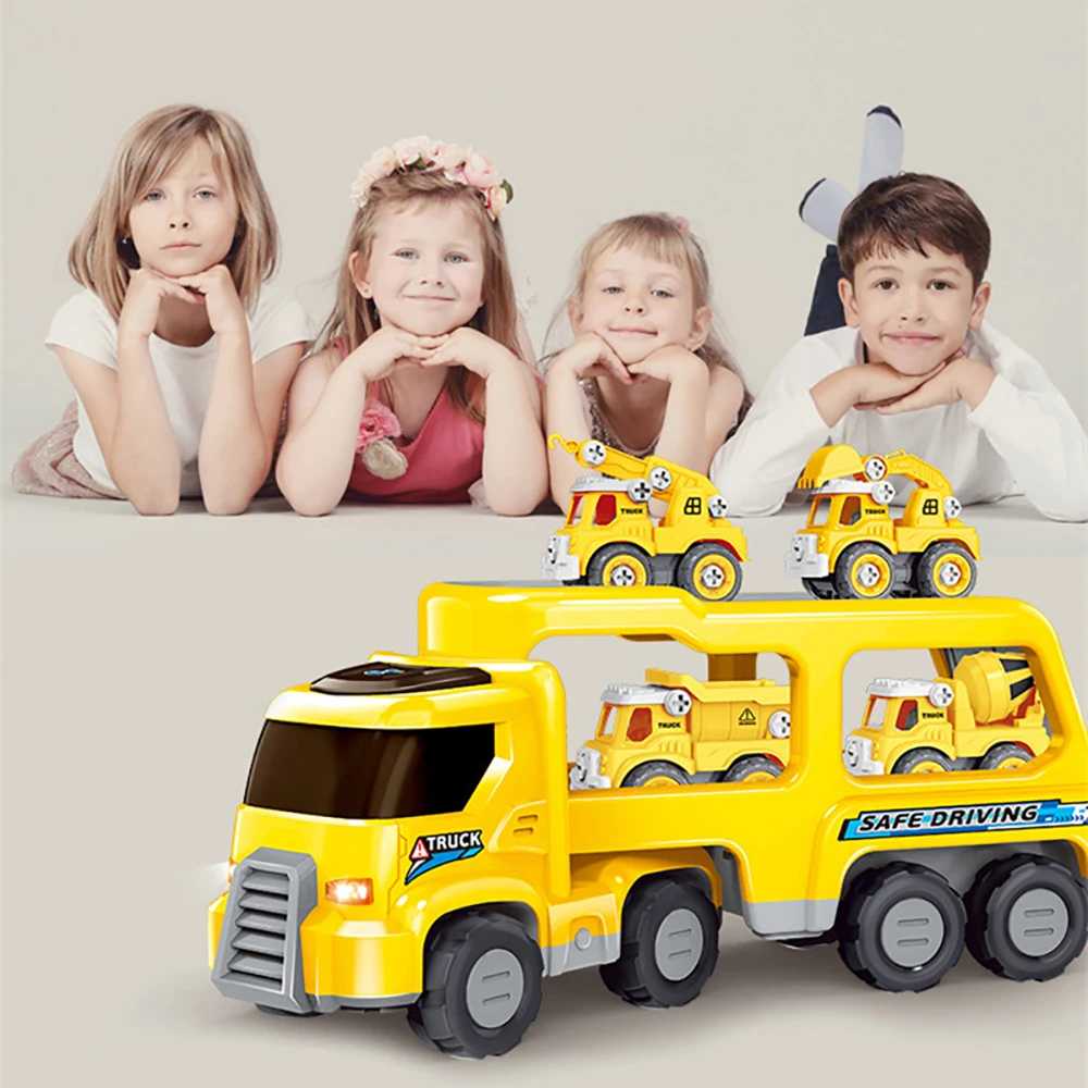 Children's Transport Vehicle DIY Assembly Inertia Transport Fire Truck Model Set Large Double-Layer Toy Car
Children's Transport Vehicle DIY Assembly Inertia Transport Fire Truck Model Set Large Double-Layer Toy Car