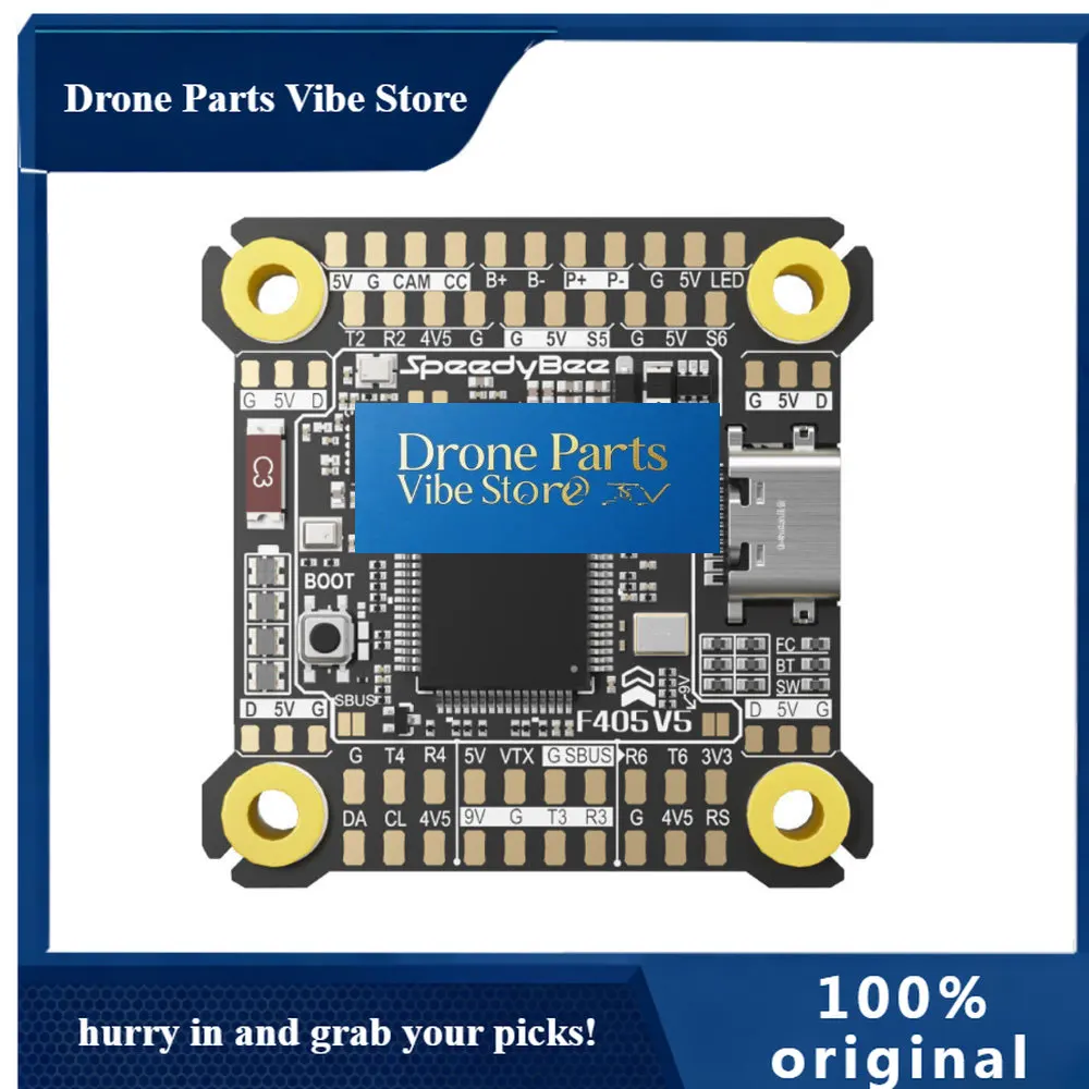 Drone Parts HighPerformance SpeedyBee F405 V5 Stack Standard Flight Controller For FPV Drones And Racing Quadcopters
Drone Parts HighPerformance SpeedyBee F405 V5 Stack Standard Flight Controller For FPV Drones And Racing Quadcopters