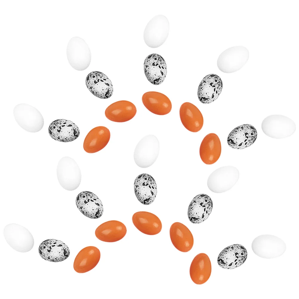 30 Pcs Imitation Eggs Miniature Decorations Artificial Micro Model Plastic Fake Chicken Shaped Collection Models
30 Pcs Imitation Eggs Miniature Decorations Artificial Micro Model Plastic Fake Chicken Shaped Collection Models