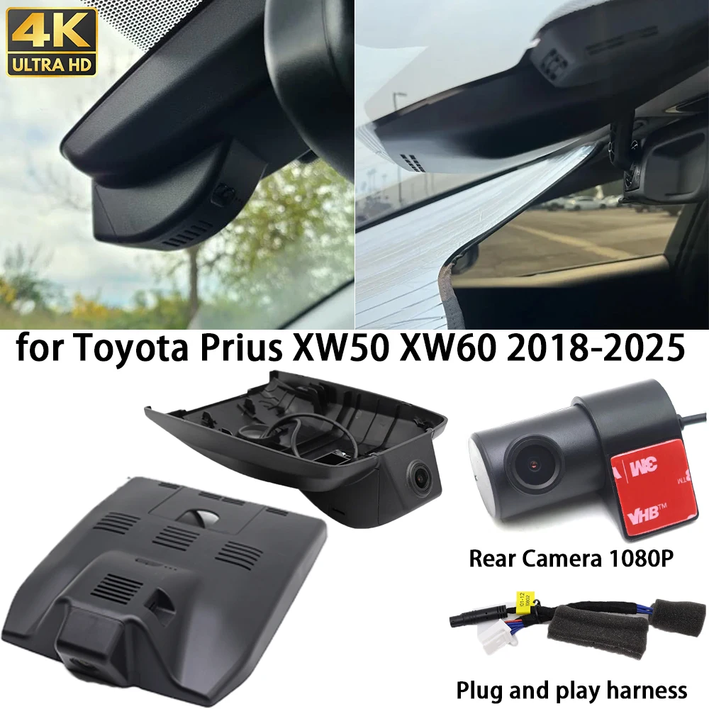 for Toyota Prius XW50 XW60 2018-2025 4K Dash Cam Front Camera DVR Plug and Play Recorder Wifi Parking HighCity Night Vision
for Toyota Prius XW50 XW60 2018-2025 4K Dash Cam Front Camera DVR Plug and Play Recorder Wifi Parking HighCity Night Vision
