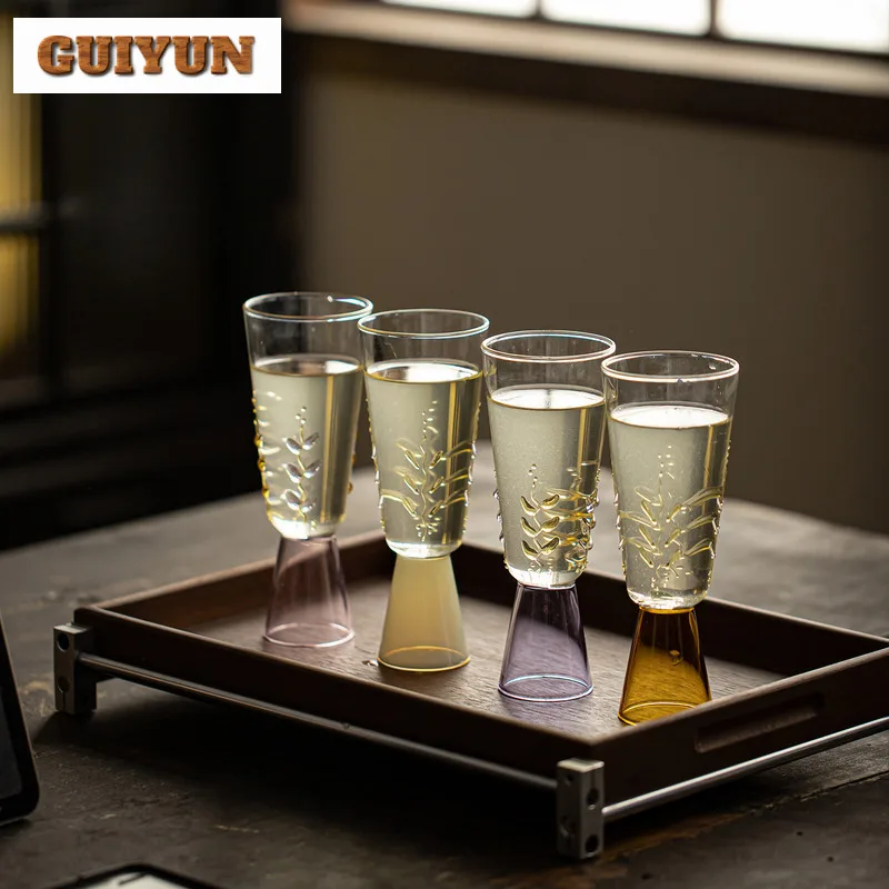 170ml Wisteria Heat-resistant Glass High Foot Teacup Zen Tea Bowl Tea Pair Tea-tasting Fragrance Cup Chazhan Master Cups Teaset
170ml Wisteria Heat-resistant Glass High Foot Teacup Zen Tea Bowl Tea Pair Tea-tasting Fragrance Cup Chazhan Master Cups Teaset