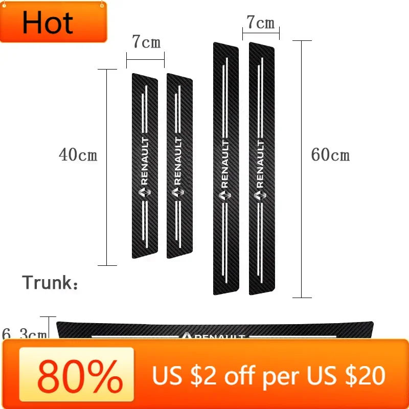 Interior Stickers For Renault Clio Captur Trafic Scenic 2 Megane 2 3 4 Renault Car Threshold Strip Anti Stepping Leather Prote
Interior Stickers For Renault Clio Captur Trafic Scenic 2 Megane 2 3 4 Renault Car Threshold Strip Anti Stepping Leather Prote