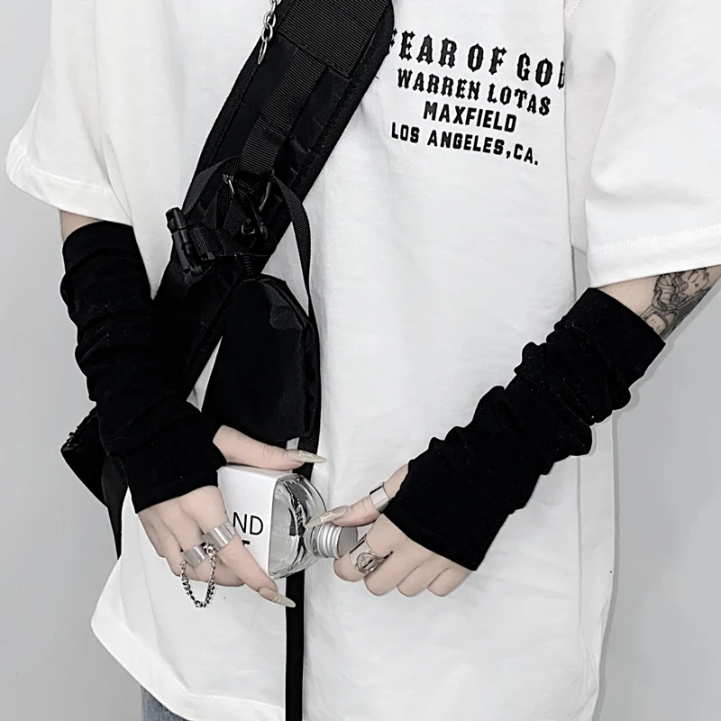 Dark Style Cool Ninja Sleeveless Gloves Rainbow Sleeve Covers Harajuku Style Sunscreen Cuff Student Couple Cycling Gloves
Dark Style Cool Ninja Sleeveless Gloves Rainbow Sleeve Covers Harajuku Style Sunscreen Cuff Student Couple Cycling Gloves
