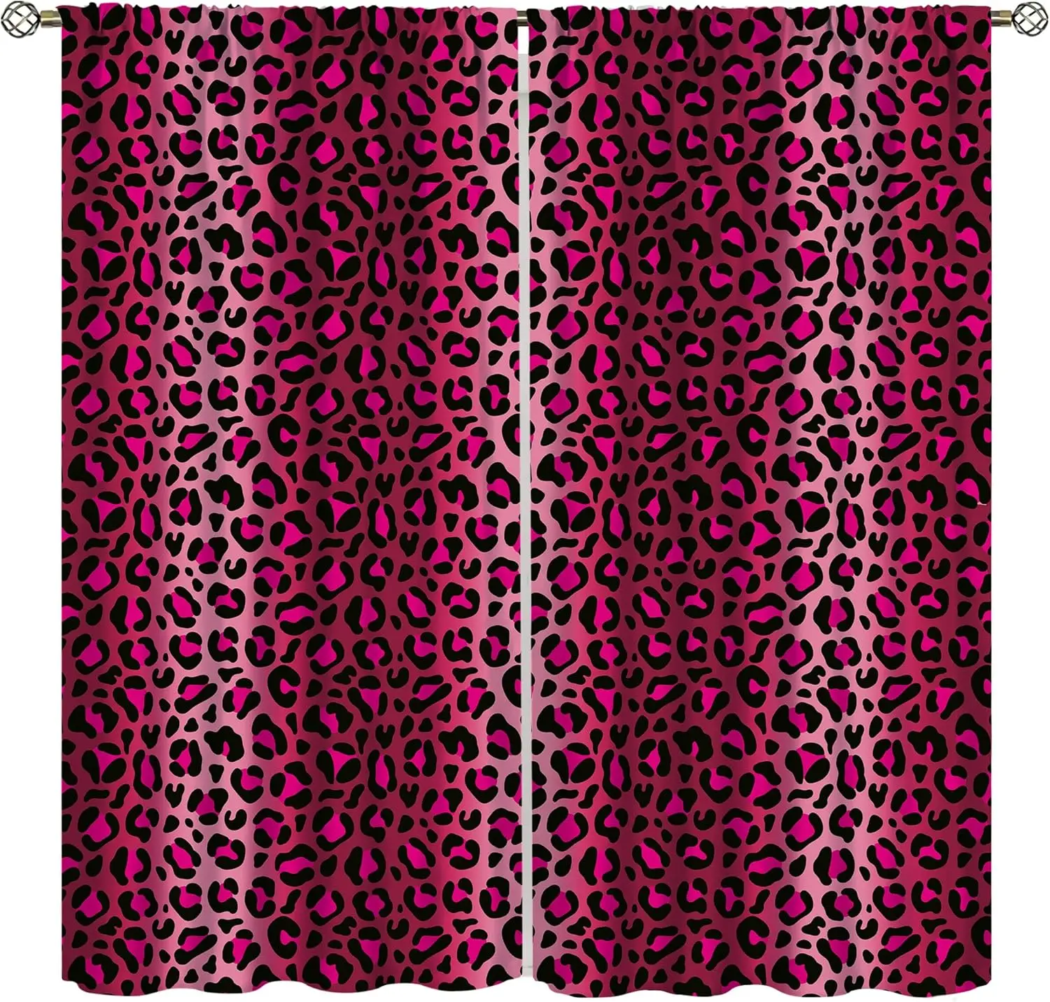 YCness Wildlife Fur Ombre Curtains Leopard Print Rose Red Leopard Print Cowhide Rustic Hunter Theme Window Treatments
YCness Wildlife Fur Ombre Curtains Leopard Print Rose Red Leopard Print Cowhide Rustic Hunter Theme Window Treatments