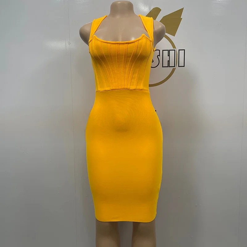 Sexy Strapless Low Cut Waist Cinching Dress Cross-Border New Style Gown Square Collar No Sleeve Evening Dress for Women
Sexy Strapless Low Cut Waist Cinching Dress Cross-Border New Style Gown Square Collar No Sleeve Evening Dress for Women