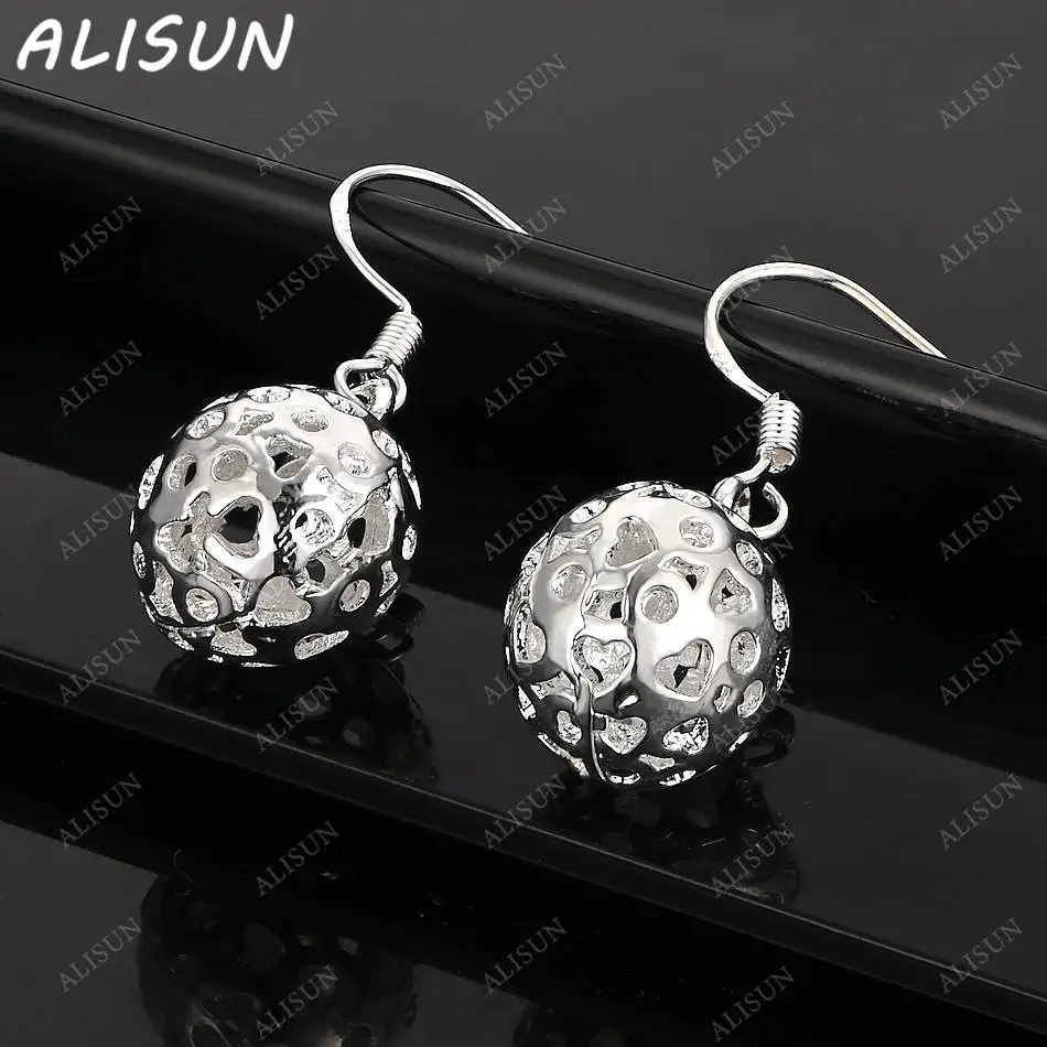 ALISUN 925 Sterling Silver Hollow Ball Earrings Drop Earrings For Women Charm Trend Birthday Gifts Fashion Party Fine Jewelry
ALISUN 925 Sterling Silver Hollow Ball Earrings Drop Earrings For Women Charm Trend Birthday Gifts Fashion Party Fine Jewelry